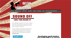 Desktop Screenshot of bostonmobilization.org