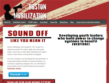Tablet Screenshot of bostonmobilization.org